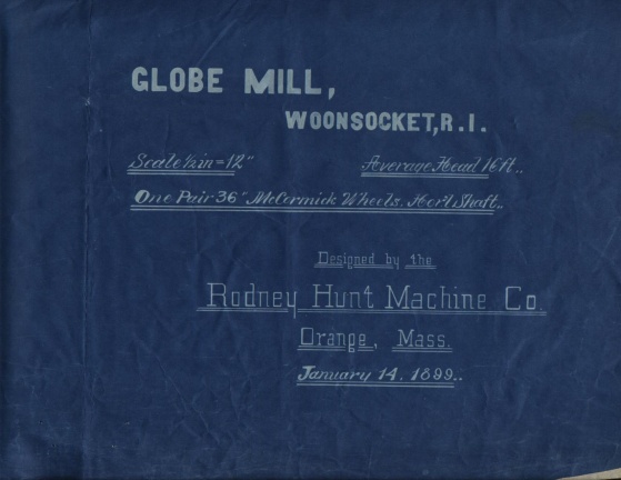 GLOBE MILL   WOONSOCKET R I      Ca 1899
